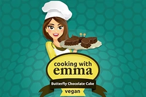 Cooking with Emma: Butterfly Chocolate Cake Vegan
